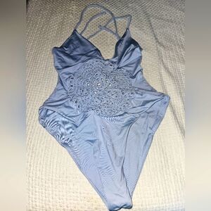 NWT Frankie’s Bikini one piece crochet swimsuit